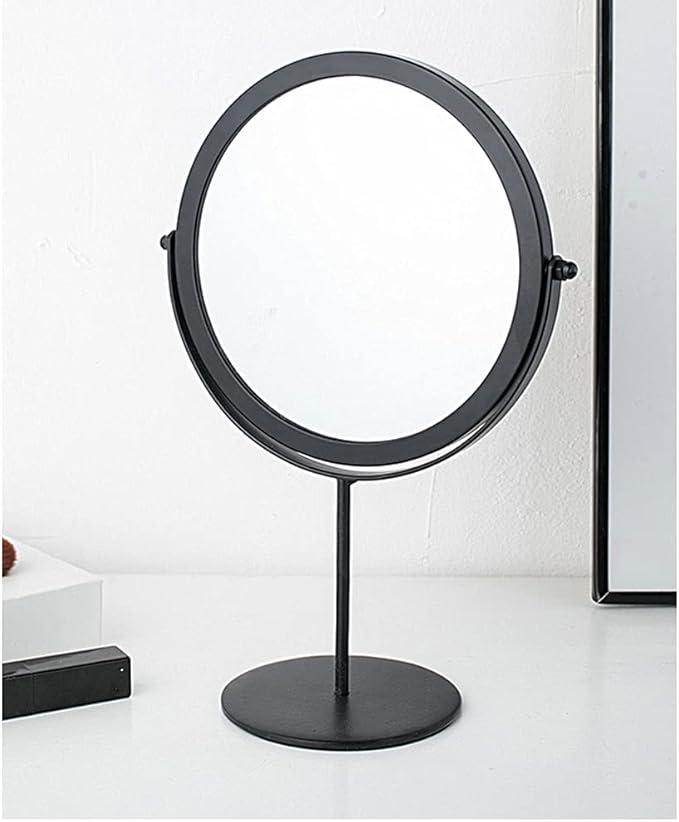 Rotatable Black Vanity Mirror-(5508)Round(SA2405-160) Mirror Apricot