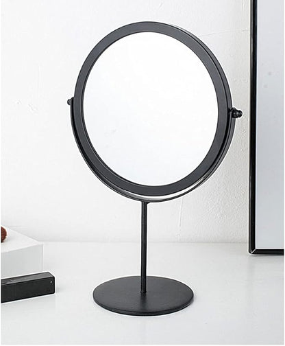 Rotatable Black Vanity Mirror-(5508)Round(SA2405-160) Mirror Apricot