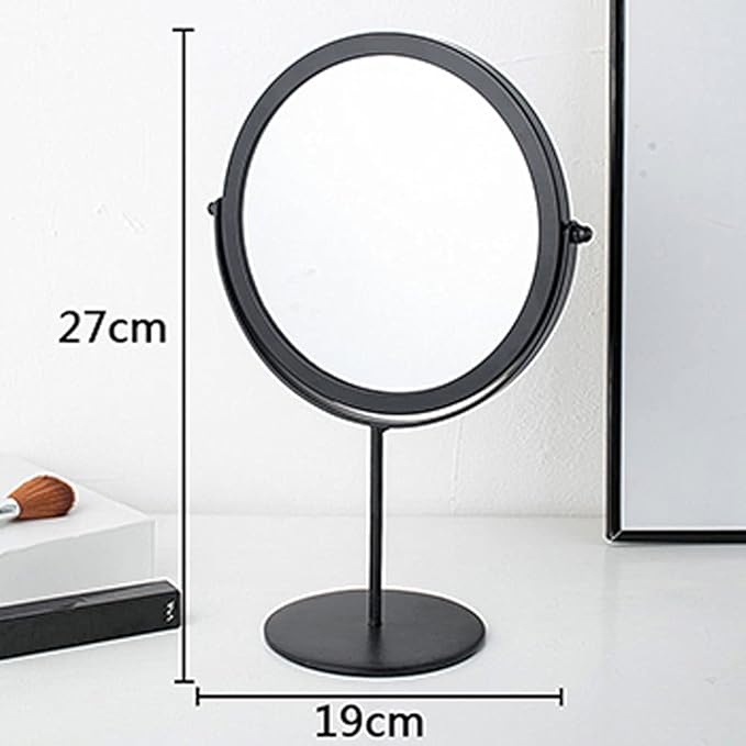 Rotatable Black Vanity Mirror-(5508)Round(SA2405-160) Mirror Apricot
