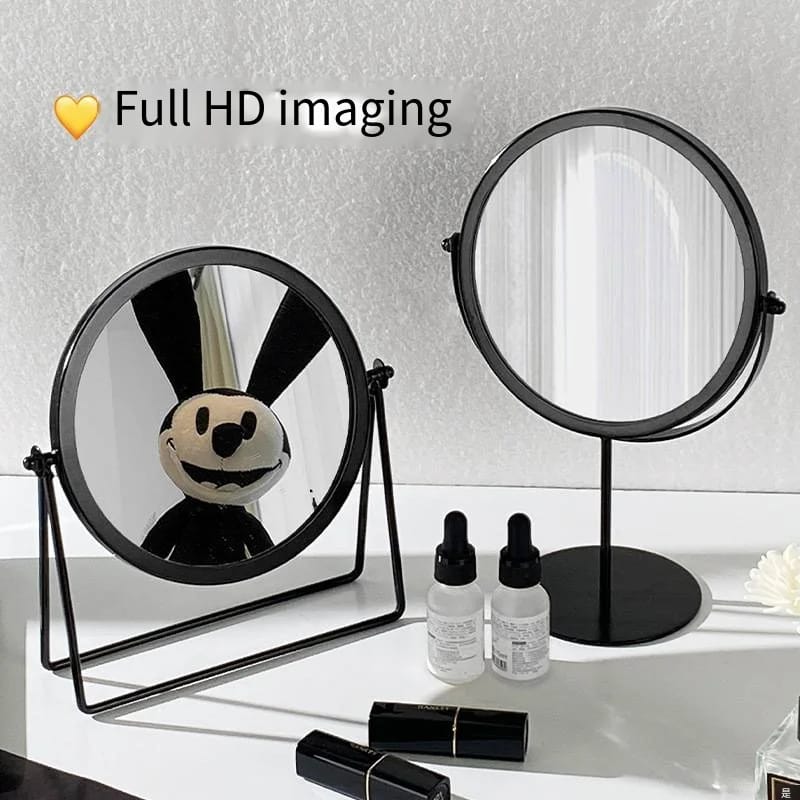 Rotatable Black Vanity Mirror-(5508)Round(SA2405-160) Mirror Apricot