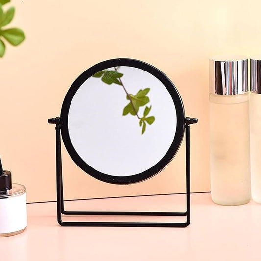 Rotatable Black Vanity Mirror-14295(SA2405-158) Mirror Apricot