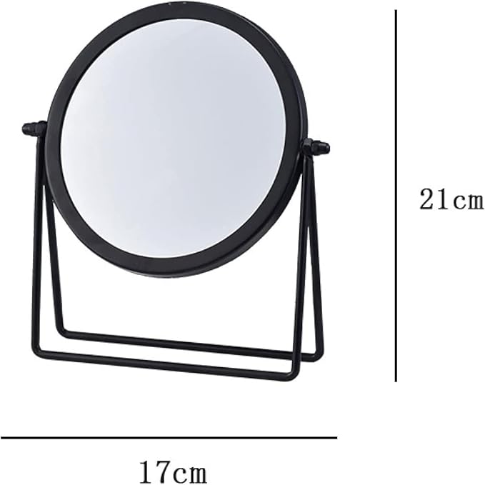 Rotatable Black Vanity Mirror-14295(SA2405-158) Mirror Apricot