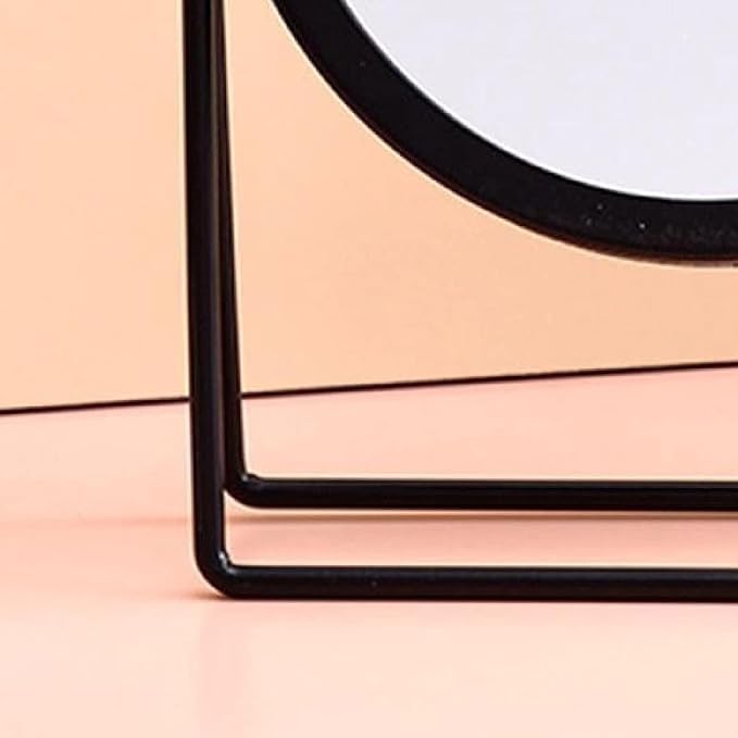 Rotatable Black Vanity Mirror-14295(SA2405-158) Mirror Apricot