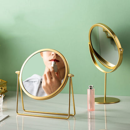 Rotatable Golden Vanity(14294) Mirror-(SA2405-157) Mirror Apricot