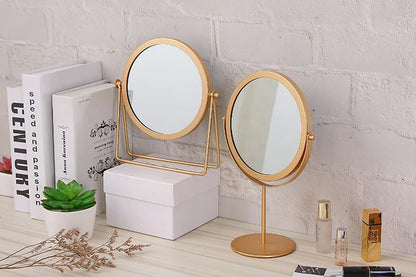 Rotatable Golden Vanity(14294) Mirror-(SA2405-157) Mirror Apricot