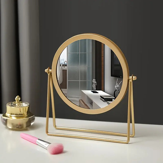 Rotatable Golden Vanity(14294) Mirror-(SA2405-157) Mirror Apricot