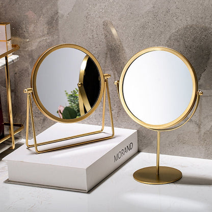 Rotatable Golden Vanity(14294) Mirror-(SA2405-157) Mirror Apricot