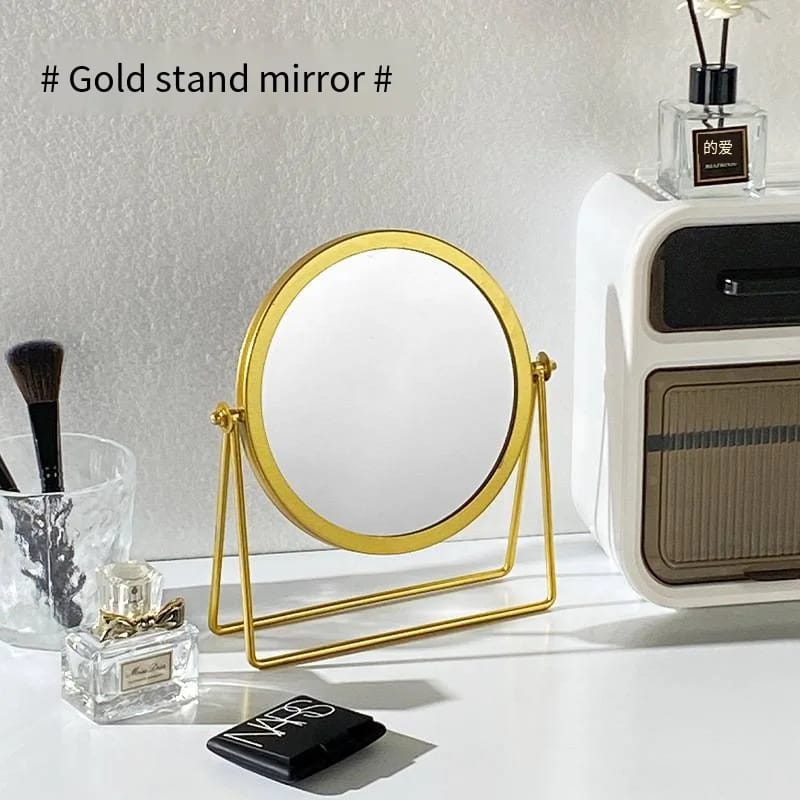 Rotatable Golden Vanity(14294) Mirror-(SA2405-157) Mirror Apricot
