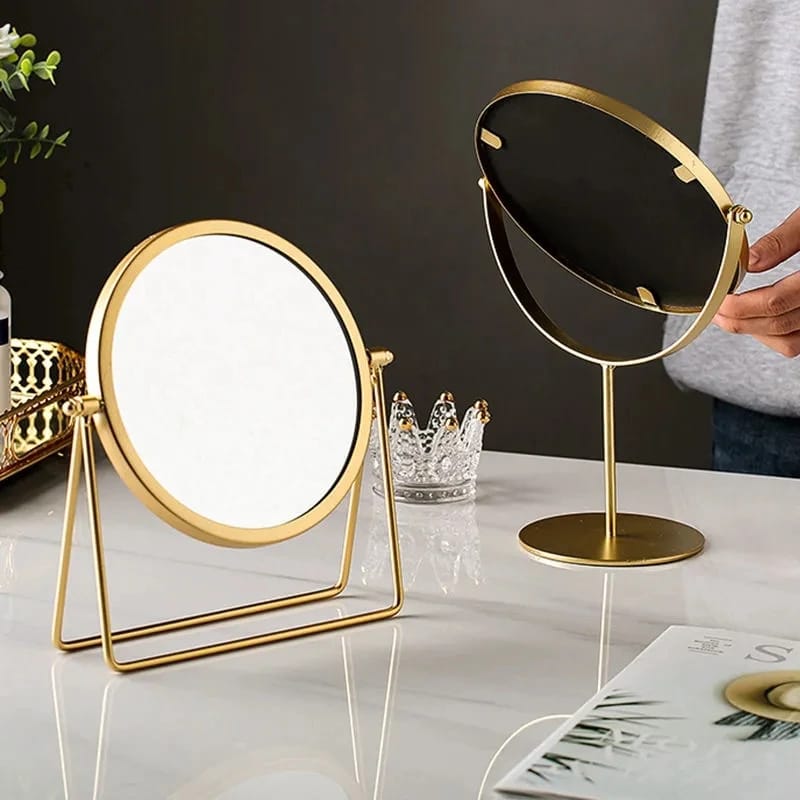 Rotatable Golden Vanity(14294) Mirror-(SA2405-157) Mirror Apricot