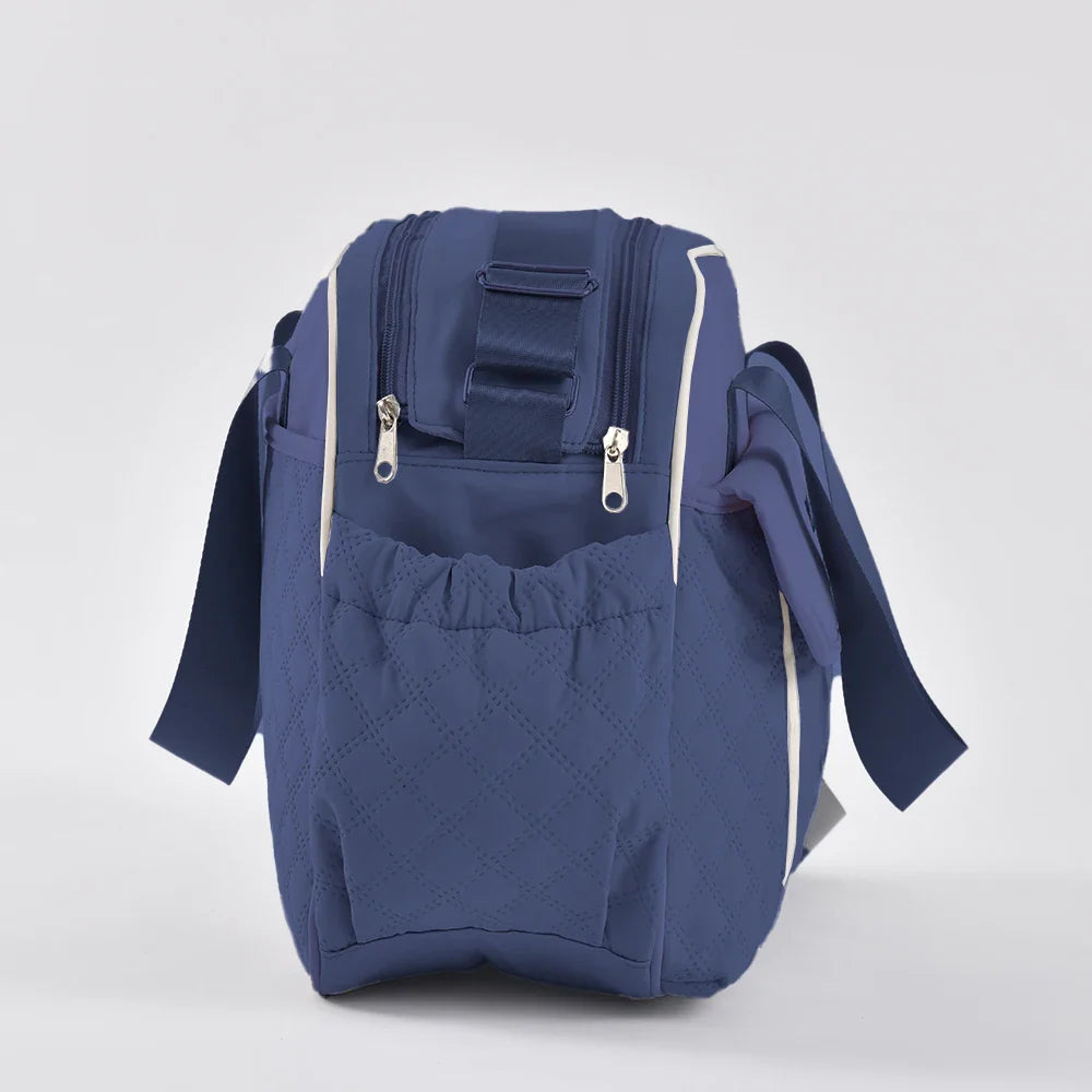 Multi function Mommy Bag with Large Capacity-SA2408-272(Blue) Blankets Apricot