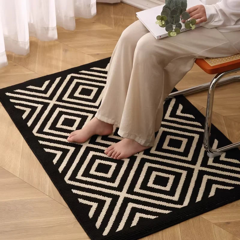 Anti-Slip Door Mat (SA2510-117)Black Door Mats Apricot