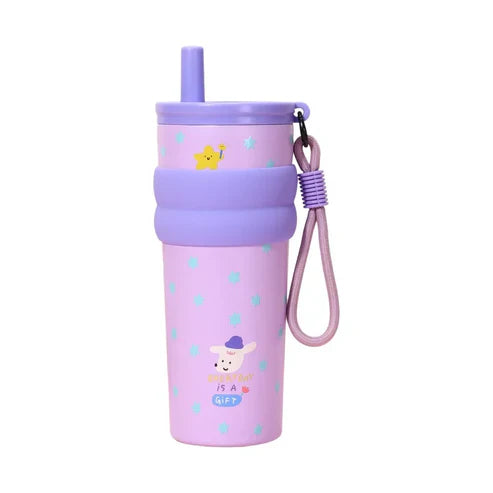 Stainless Steel Insulation Cup (SA2510-153)Lilac Tumbler Apricot
