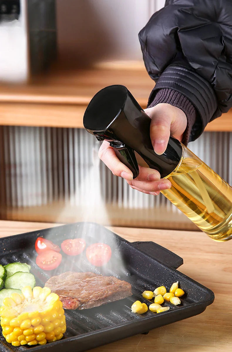 300ML Oil Spray Bottle-SA2411-46 Spice and sugar Jar Apricot