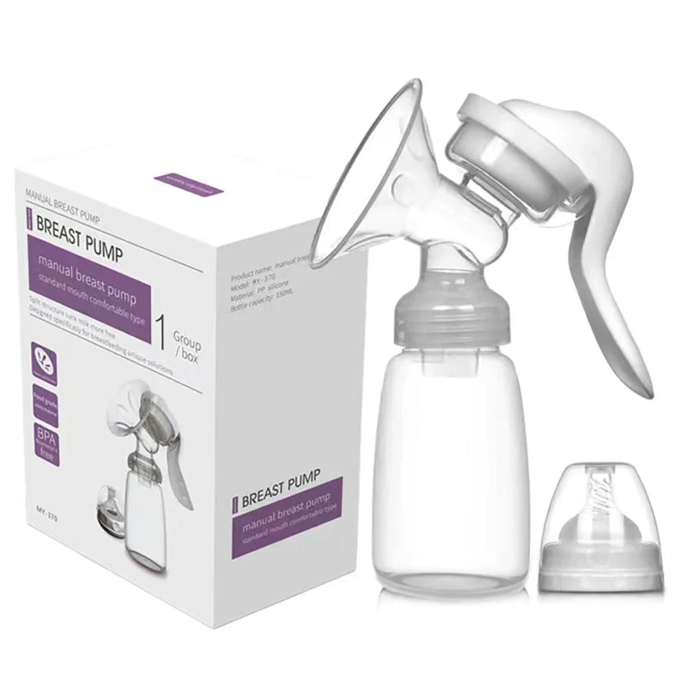 Manual Silicone Breast Pump-SA2408-188 Blankets Apricot