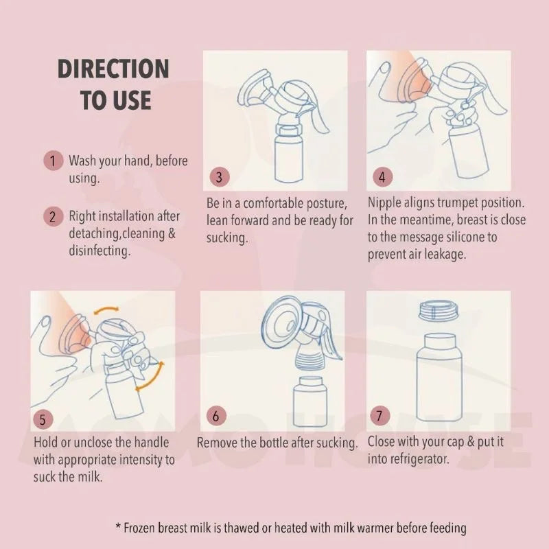 Manual Silicone Breast Pump-SA2408-188 Blankets Apricot