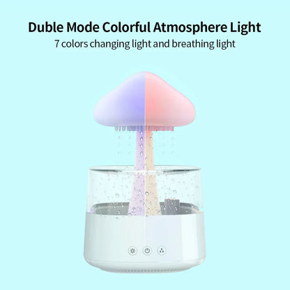 Cloud Rain Humidifier With 7 Colors Light-SA2411-62 Apricot