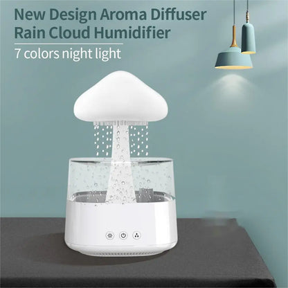 Cloud Rain Humidifier With 7 Colors Light-SA2411-62 Apricot
