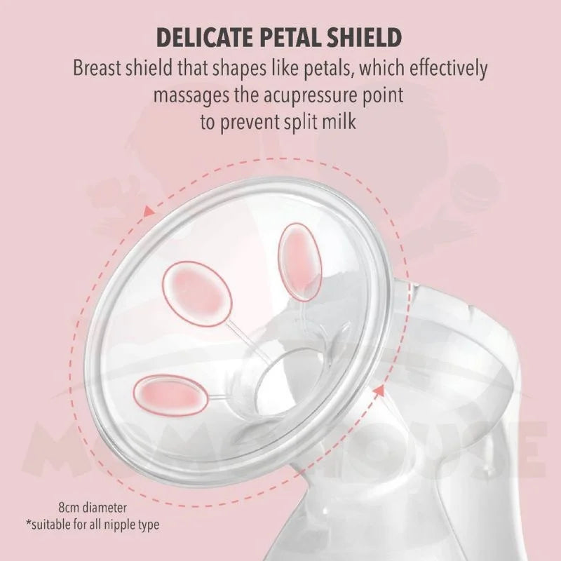 Manual Silicone Breast Pump-SA2408-188 Blankets Apricot