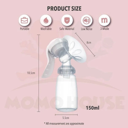Manual Silicone Breast Pump-SA2408-188 Blankets Apricot
