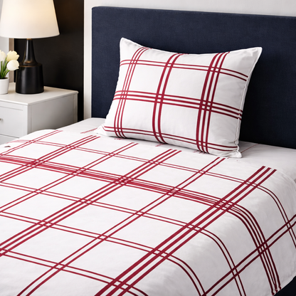 2Pcs Single Bed Sheet-SB181 single bed sheet Apricot