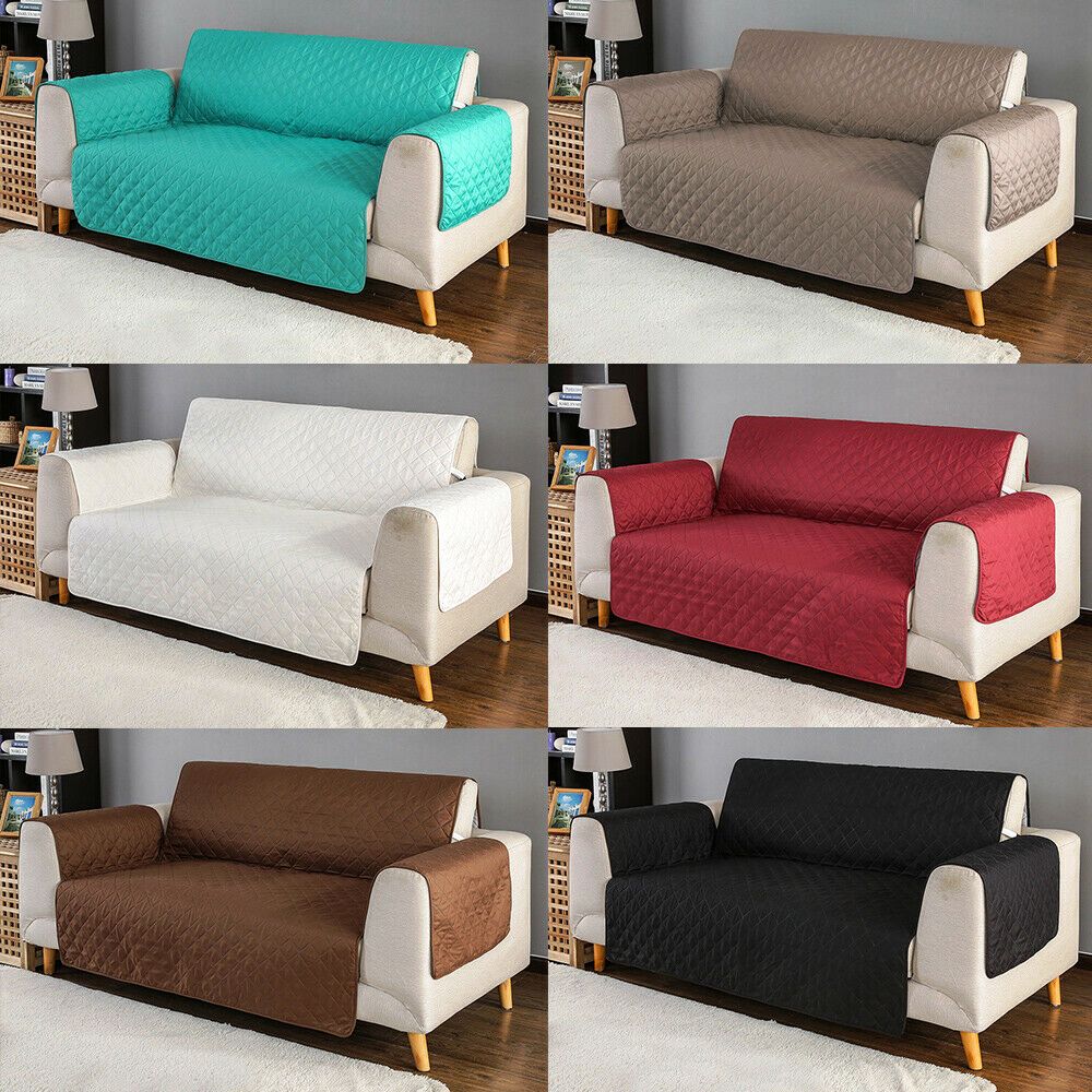 3 Seater sofa cover Navy Blue Apricot