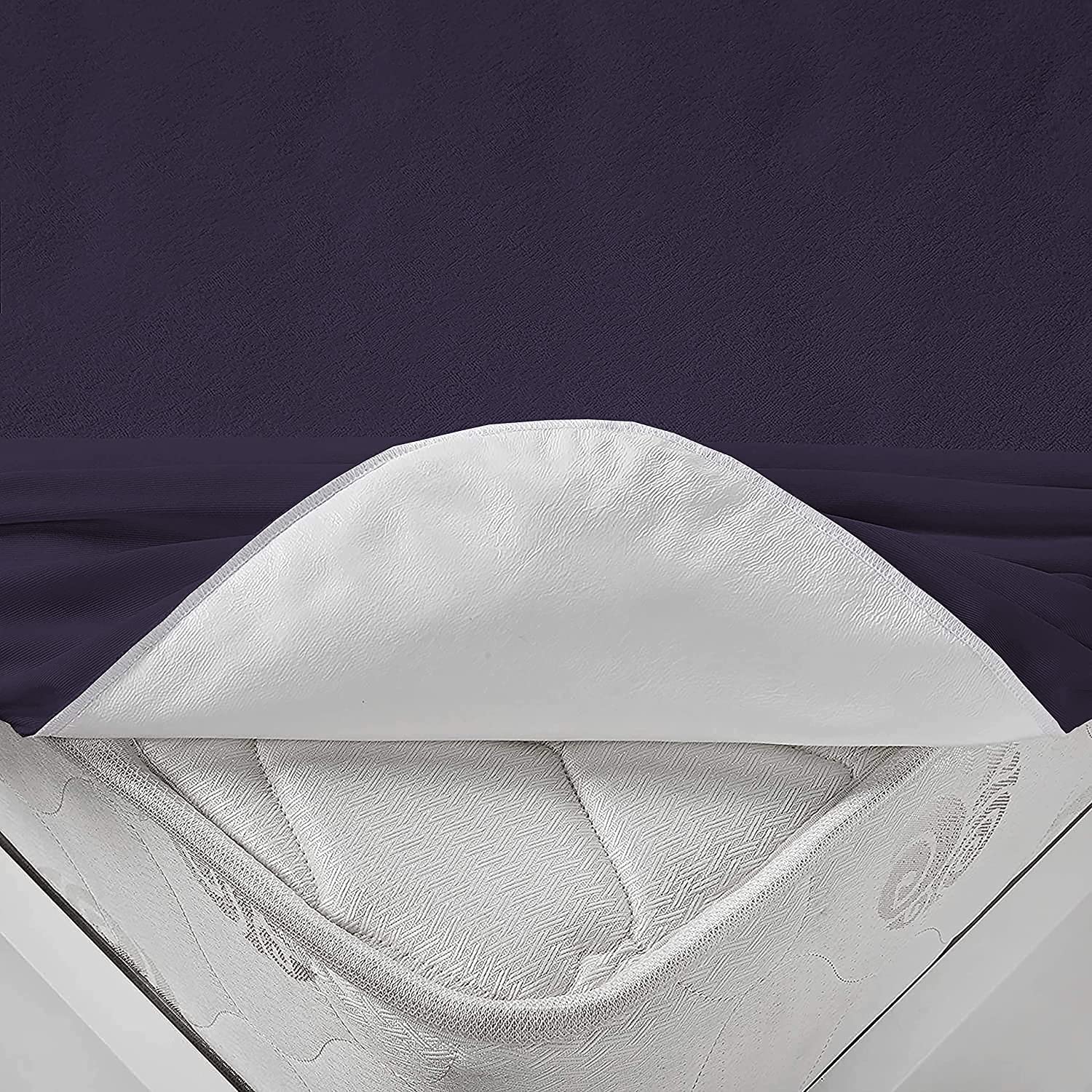 Terry Waterproof Mattress Protector- Navy Blue Terry Waterproof Mattress Protector Apricot