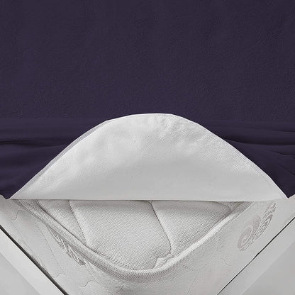 Terry Waterproof Mattress Protector- Navy Blue Terry Waterproof Mattress Protector Apricot