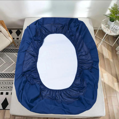 Terry Waterproof Mattress Protector- Navy Blue Terry Waterproof Mattress Protector Apricot