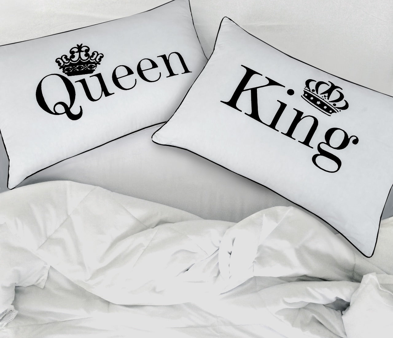 Text Pillow-Queen & King  Apricot 1 PC  