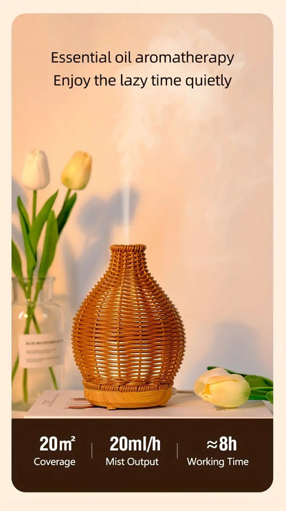 Ultrasonic Aromatherapy Air Humidifier-Beige(SA2405-189)  Apricot   