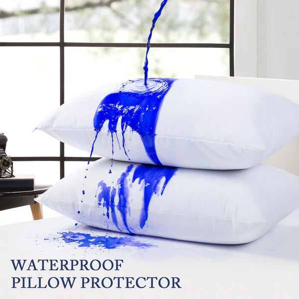 100% Water Repellent Pillow-White Protectors Apricot