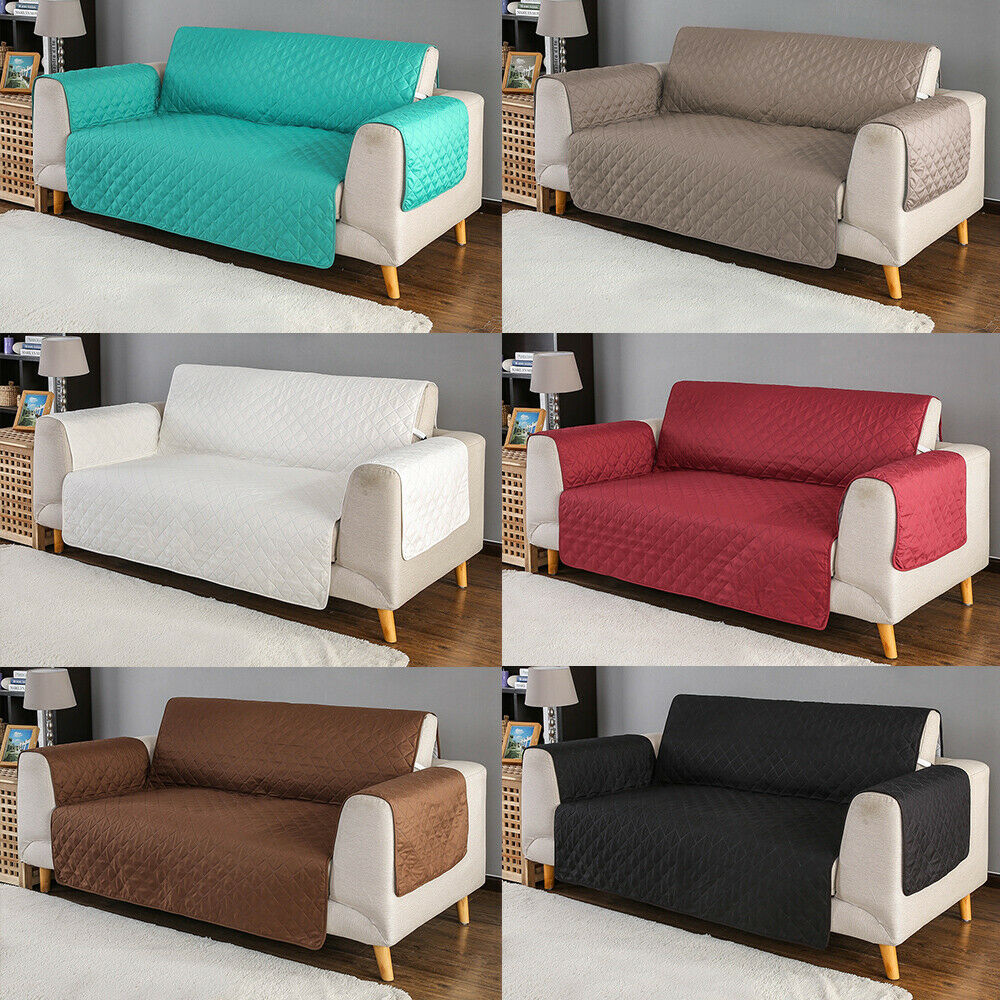 3 Seater sofa cover Navy Blue Apricot