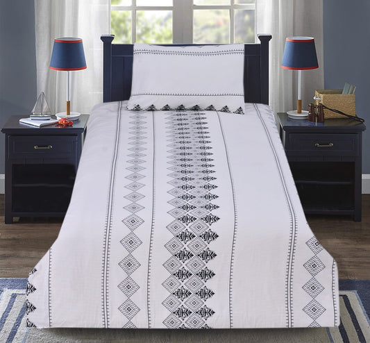 2Pcs Single Bed Sheet- Sb158 single bed sheet Apricot