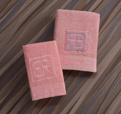 2 PCs RB Embroidered Kitchen Towels- Pink