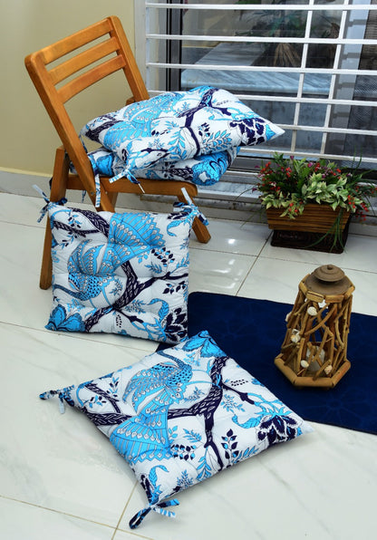 Digital Printed Chair Seaters- CS002 cushions Apricot
