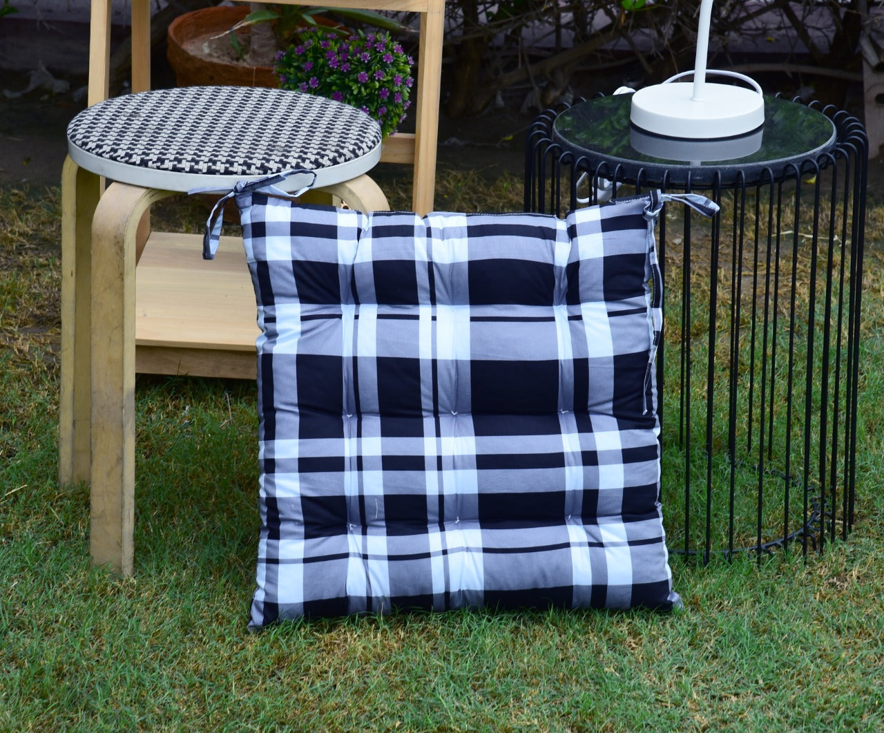 Digital Printed Chair Seaters- CS001 cushions Apricot