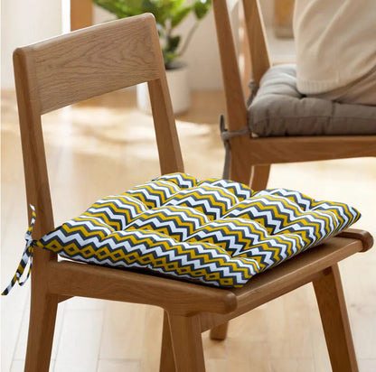 Digital Printed Chair Seaters- CS008 cushions Apricot