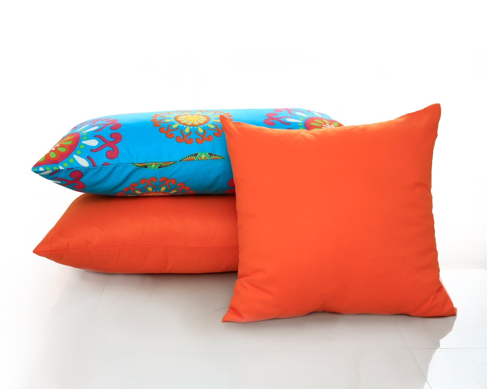 8 PCs Winter Comforter Set-15000Turquoise Flower Comforters Apricot   