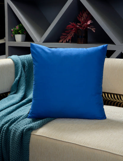 4 PCs Digital Printed Cotton Cushions-Blue Branco cushions Apricot   