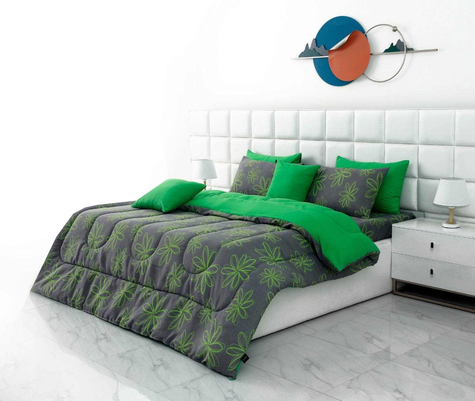 8 PCs Winter Comforter Set-Carnation Comforters Apricot