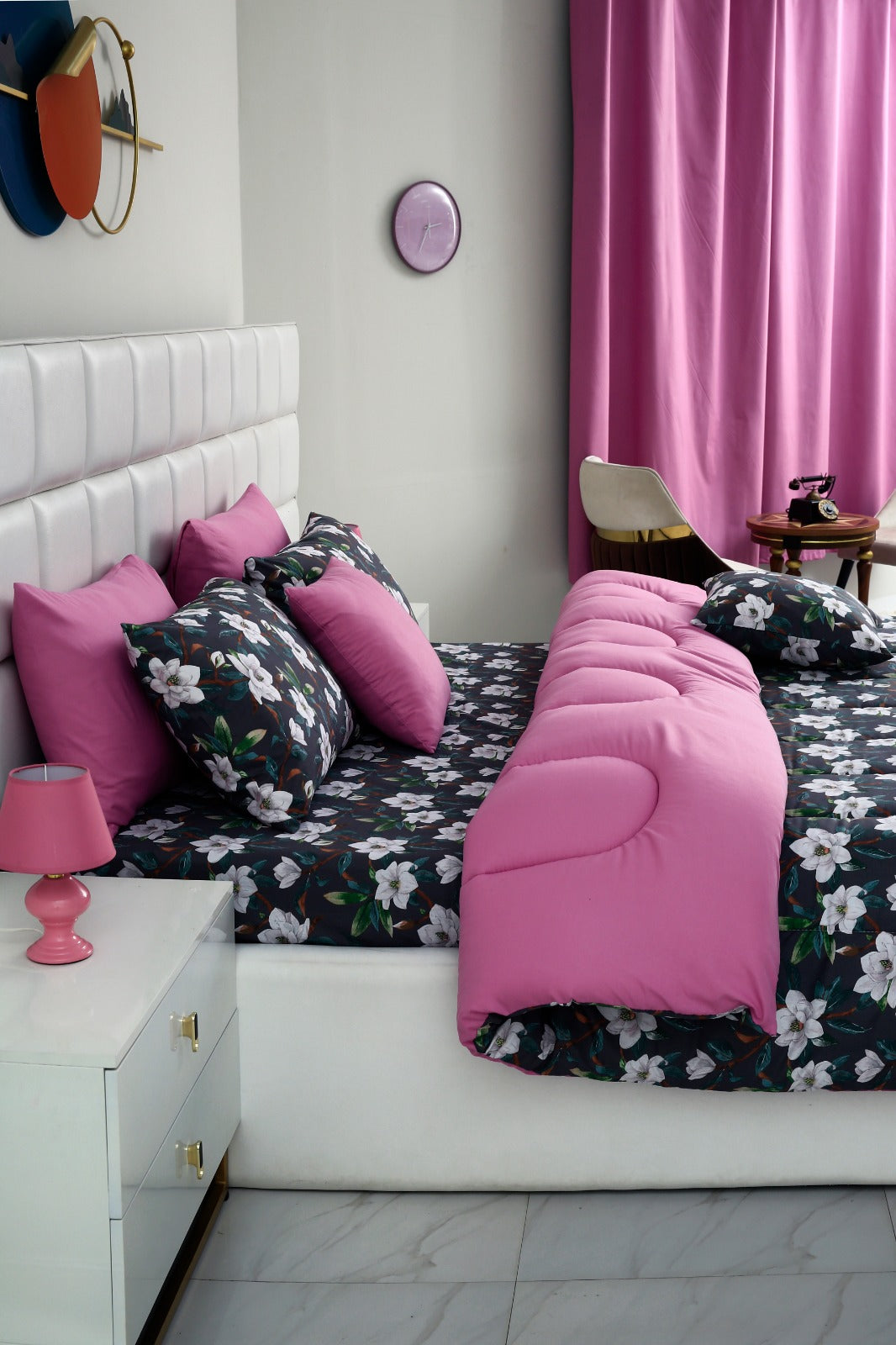 8 PCs Winter Comforter Set-Poet's Jasmine Comforters Apricot