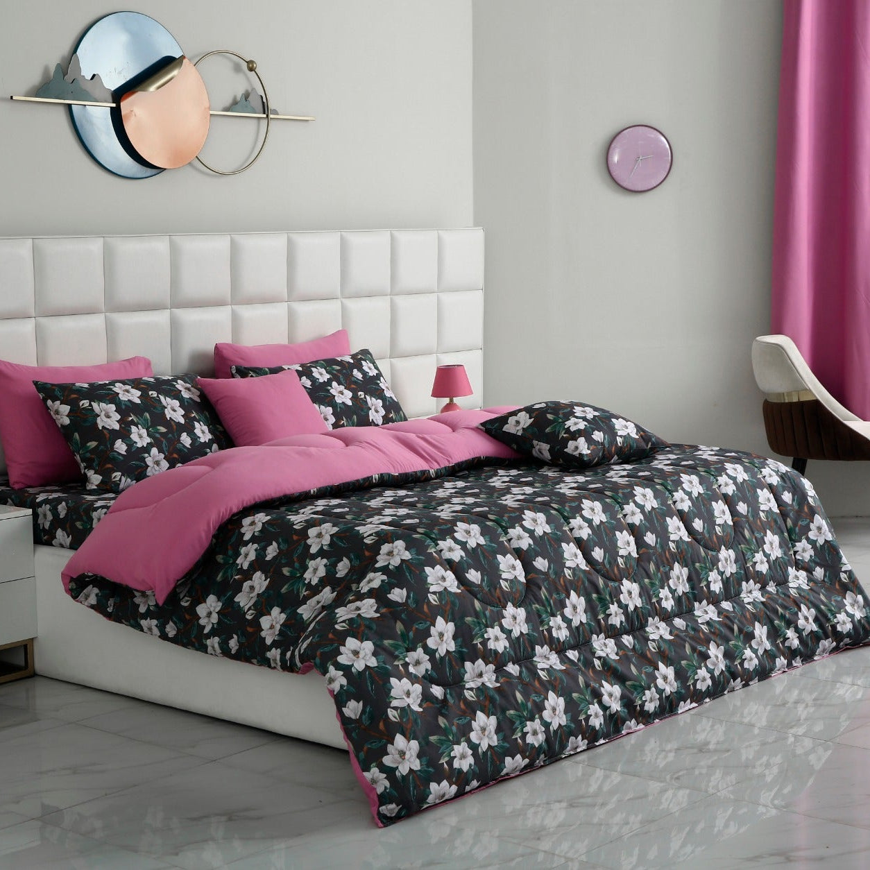 8 PCs Winter Comforter Set-Poet's Jasmine Comforters Apricot