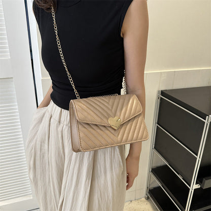 1PC Crossbody Bag For Women-Beige(SA2405-137) Ladies Bag Apricot