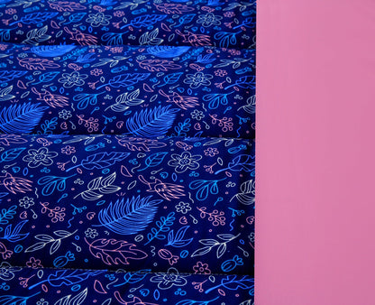 5 PCs Single Comforter Set-Blue Lilly Comforters Apricot