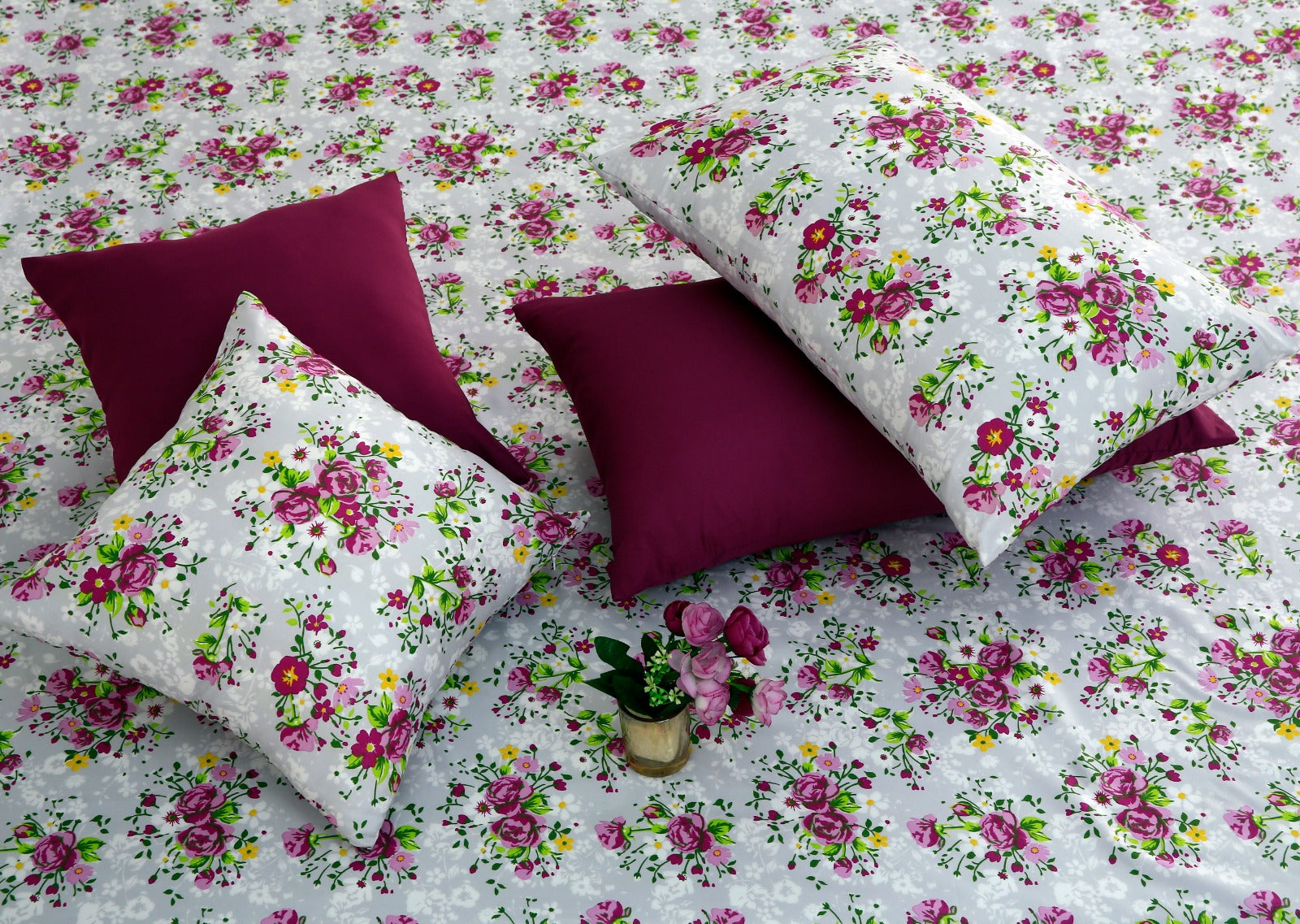 5 PCs Single Comforter Set-Sweet Pie Comforters Apricot