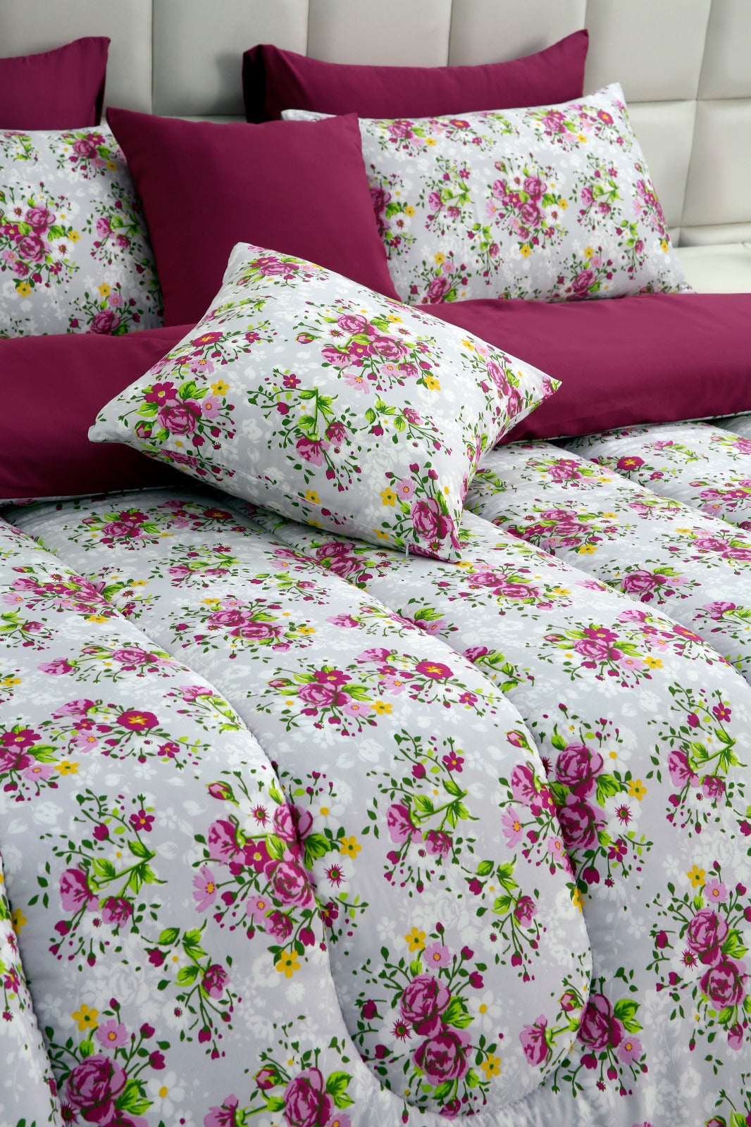 5 PCs Single Comforter Set-Sweet Pie Comforters Apricot