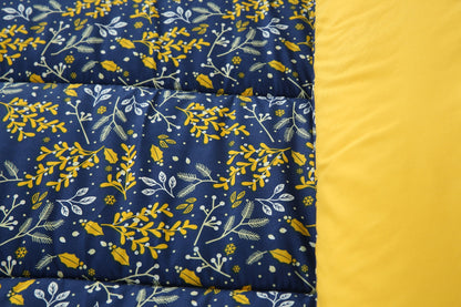 5 PCs Single Comforter Set-Daffodils Comforters Apricot