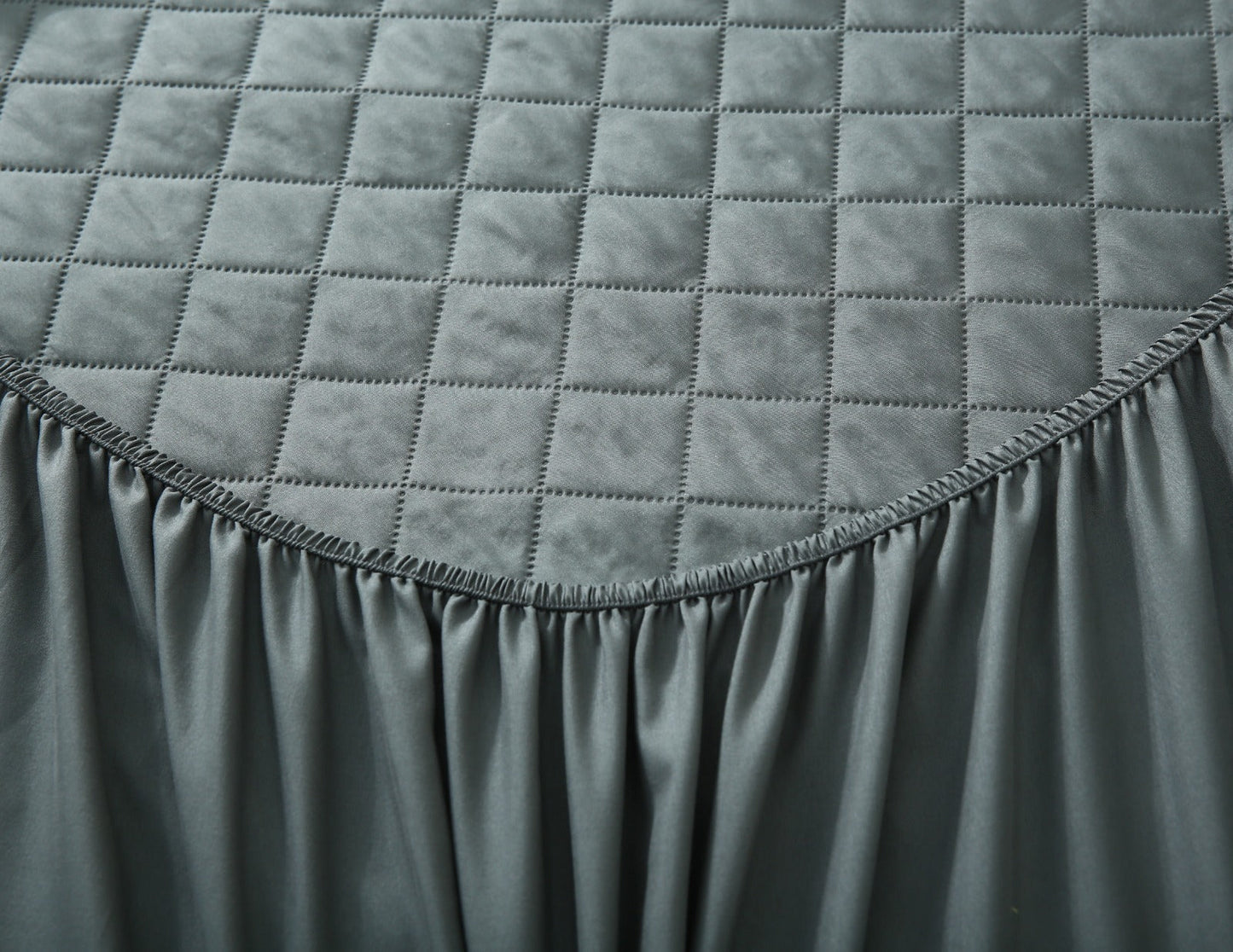 Quilted Waterproof Mattress Protector-GERY Protectors Apricot