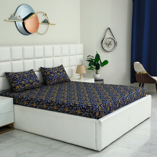 Fitted Bed Sheet-Daffodil Fitted Sheets Apricot