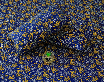 3 PCs Double Bed Sheet-Daffodil BED SHEET Apricot